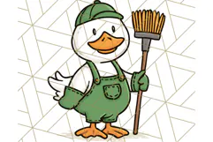 Goose Occupation Clipart PNG, Cute Job-Themed Graphics Product Image 5