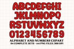 Valentines Day Seamless Patterns, valentine doodle letters Product Image 4