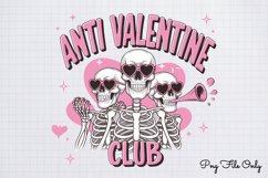 Anti Valentine Skeleton Bundle PNG Product Image 7