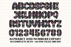 Rainbow Animal Alphabet png clipart, animal letters doodle Product Image 3