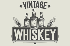 Whiskey Font | Vintage Font | Bold Sans Serif Display Font Product Image 1