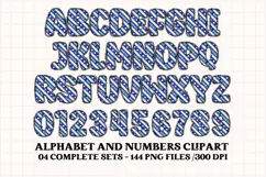 Baseball Sport Alphabet png clipart, baseball letters doodle Product Image 3