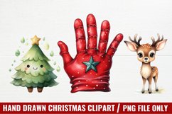 Christmas Clipart Sublimation, Christmas Clipart Product Image 1