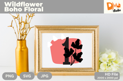 Wildflower Boho Floral Monogram Product Image 1