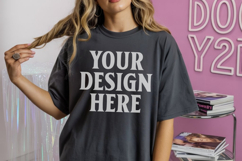 Comfort Colors 1717 Charcoal T-Shirt Mockup Product Image 1