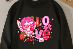 Cupid Valentine Png, Love Png, Preppy Coquette Sublimation Product Image 2