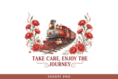 Self-Care Train PNG - Wellness &amp; Mindfulness Sublimation Product Image 1