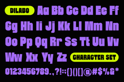 Dilabo - Bold Condensed Sans Font Product Image 9