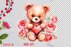 Valentine's Day Sublimation Bundle. Watercolor Sublimation Product Image 10