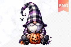 Halloween Gnome Sublimation - Clipart PNG Design Product Image 1