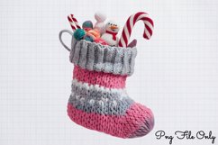 Crochet Christmas Clipart PNG Product Image 1