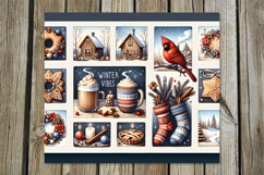 Christmas vibes | 4 Winter Tumbler Sublimation Designs P2 Product Image 5