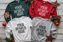 Christmas Family Matching Group Flat Lay Mockup Product Image 1