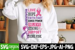 breast cancer svg,cancer svg,cancer awareness svg Product Image 2