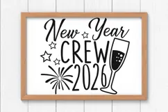 New Year Crew Svg, New Years Svg, New Year Crew 2026 Svg. Product Image 8