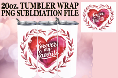 Sweet vibes 20oz tumbler wrap, Heart Quote Product Image 1