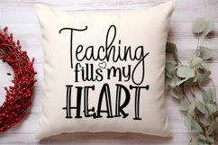 Teaching fills my heart SVG Product Image 3