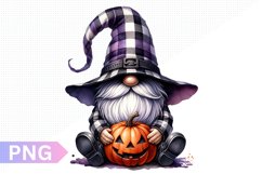 Halloween Gnome Sublimation, Clipart PNG Design Product Image 1