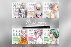 50 Procreate Creepy Dolls Stamp Brushes Product Image 11