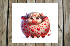 Valentine cow | 4 love Skinny tumbler designs Product Image 5