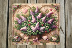 Romantic lilac bush | valentine Skinny tumbler Sublimation P Product Image 5