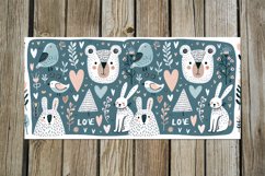 Valentine bear | 4 love scandi Mug Sublimation designs Product Image 5