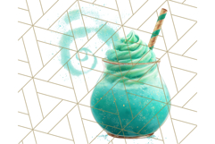 Halloween Drink Clipart PNG, Spooky Cute Beverage Art Product Image 5
