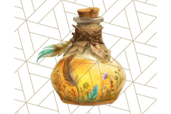 Woodland Potion Clipart Forest Apothecary Elements PNG Product Image 5
