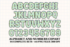 Earth Day Alphabet png clipart, earth day letters doodle Product Image 3