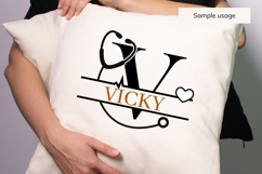 Doctor or Nurse Monogram SVG Bundle A-Z Product Image 9