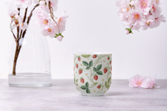 Cute Strawberry Seamless Pattern Bundle, Cottagecore Gingham Product Image 9