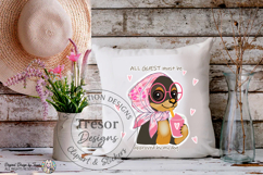 Cute Chihuahua Dog PNG Pink Scarf Funny Pet Lover Design Product Image 2