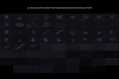 Y2K Glitch Grid Dark Grainy Effect Backgrounds Product Image 9