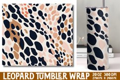 Leopard Print Tumbler Wrap Sublimation Product Image 1