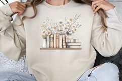 Boho Bookshelf Clipart PNG Product Image 1