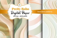Boho digital paper Seamless backgrounds Product Image 2