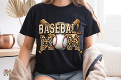 Baseball Mom PNG, Leopard Sports Game Day Sublimation Product Image 8
