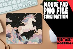 Unicorn Holiday Spirit Mouse Pads Product Image 1