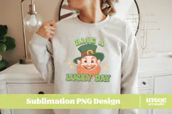 Happy St Patrick's Day PNG DTF Irish Lucky Leprechaun Beer Product Image 2