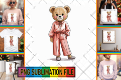 Stylish PNG TSHIRT Designs, Teddy Bear Product Image 1