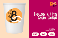 Hollow &amp; Haze Boho Floral Monogram Product Image 1