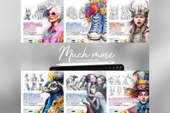 80 Procreate Floral Sneakers Stamp Brushes Product Image 9