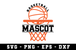 Basketball Mascot Svg |Basketball SVG Cut files | Cricut Product Image 1