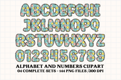 Back to School Alphabet png, letters doodle, school clipart Product Image 3