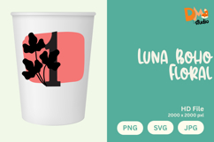Luna Boho Floral Monogram Product Image 1