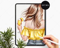 Vacation Sisters Clipart Portrait Creator Product Image 7