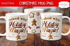 Christmas Cookies mug wrap PNG for sublimation Product Image 2