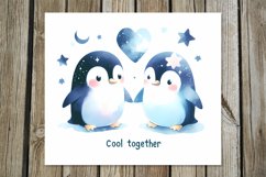 Valentine animals | cute horse &amp; penguin Skinny tumbler Product Image 9