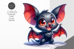 Halloween clipart, Bat clipart, Kids Halloween Product Image 1