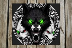 Embroidery wolf | 8 skinny tumbler Sublimation designs Product Image 9